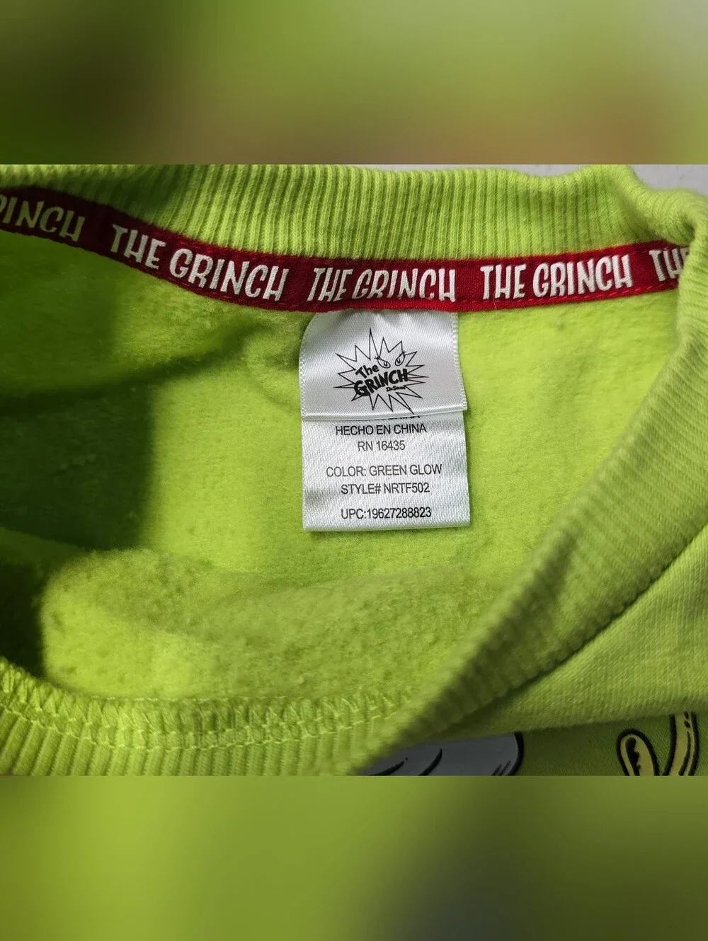 Dr Seuss Team Grinch Sweatshirt And Jogger Set 3T